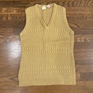 fanni 80s cable knit sweater vest